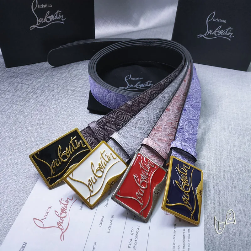 Louboutin belt 38mm 80-125cm  lb061202
